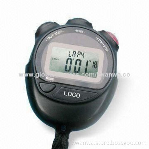 Shenzhen Portable Design Digital Stopwatch with Alarm Function, LCD Display